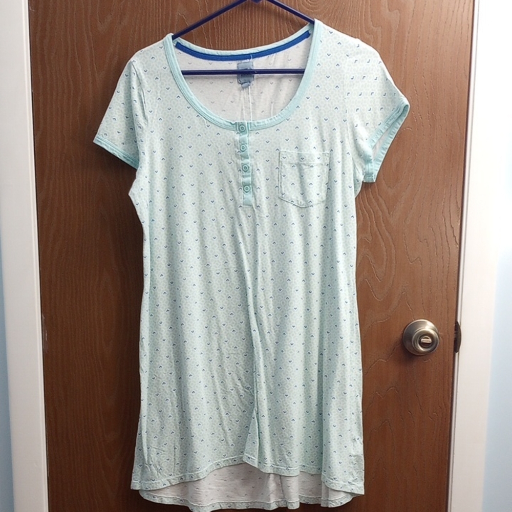 Jane and Bleecker Blue and White Nightgown